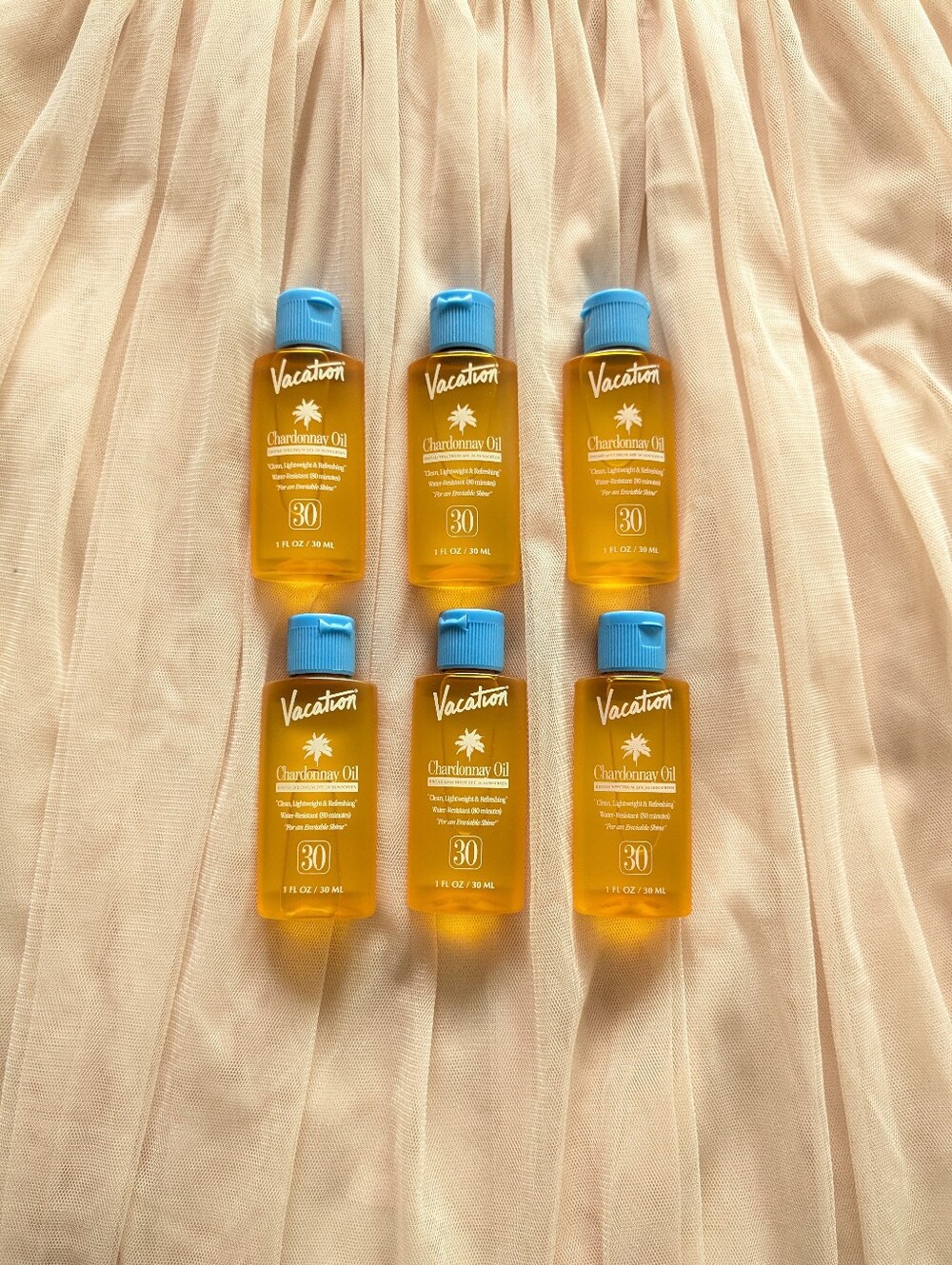 Vacation Mini Chardonnay Oil SPF 30 (Pack of 6)